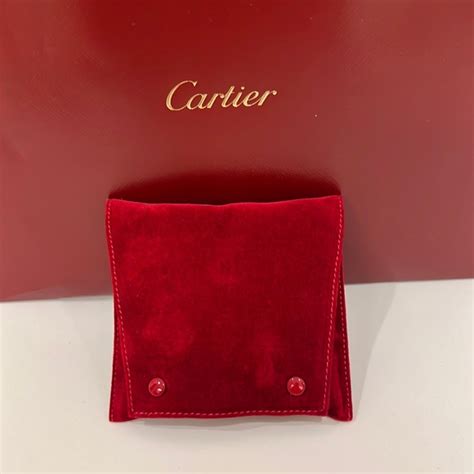 cartier jewelry travel pouch.